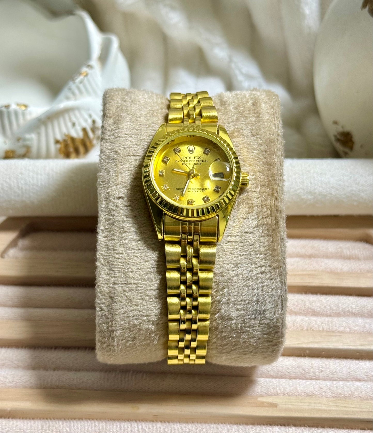 Golden Braided Dial RLX watch