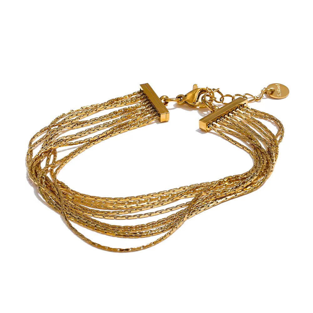 ✨Stainless steel Layered Chain Chain Bracelet ✨