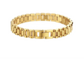 18k high end Pvd gold link bracelet