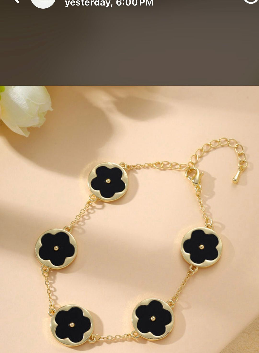 ✨Exquisite stainless steel Gold  Clovie Chain Bracelet ✨