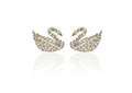 ✨Crystal white Duck stud Earrings ✨