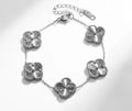 Vanity Deluxe Silver Clovie Bracelet