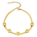 ✨Selene 18k Gold Crystal bracelet ✨