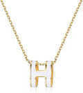 ✨White H enamel pendant Earrings Set ✨