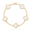 Mother of Pearl White Motif Bracelet
