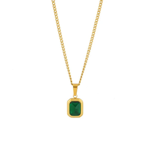 ✨Emerald Gold Serenade Pendant✨