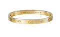 Luxe Golden crystal Love bracelet
