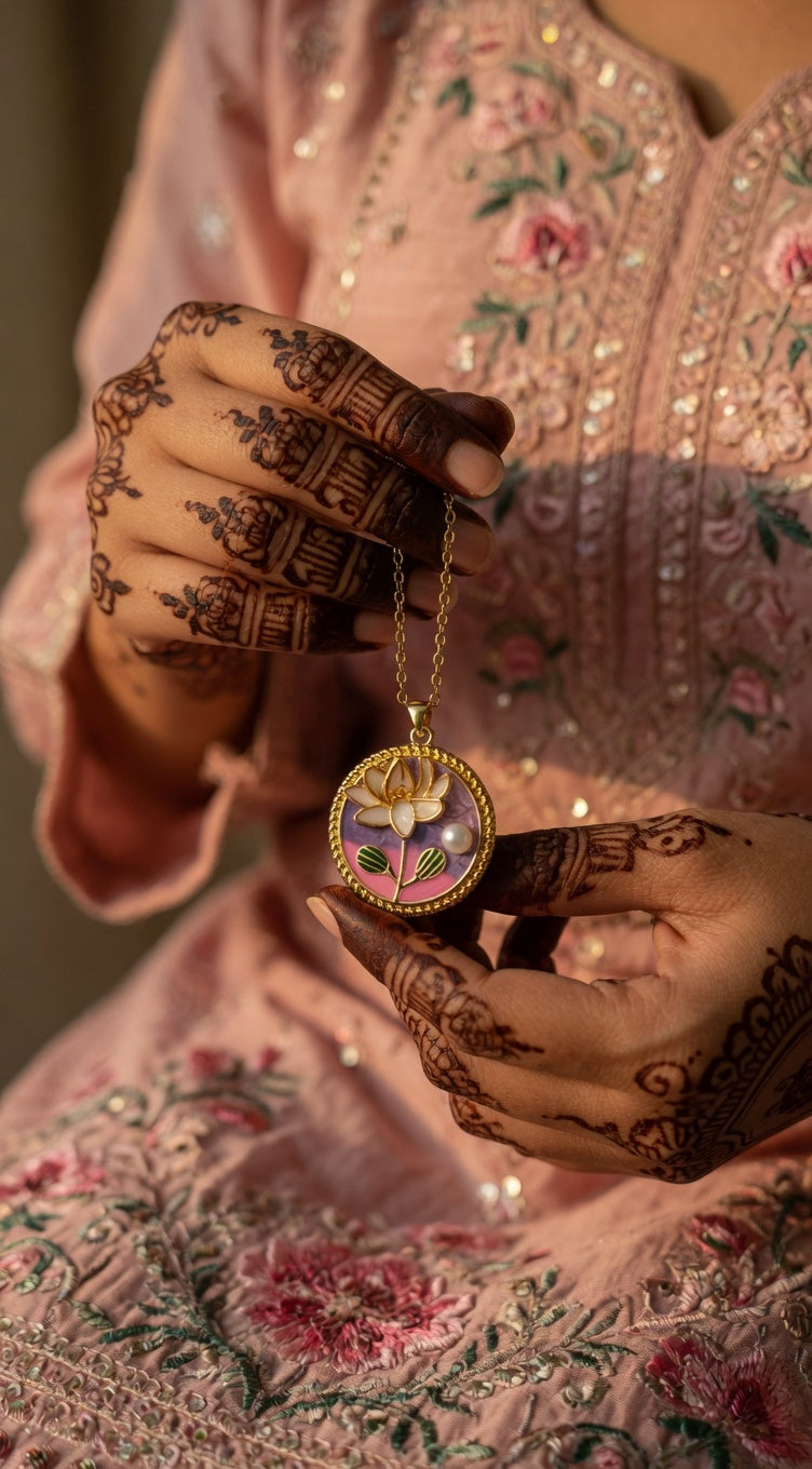 Pearl-Lotus-Necklace 