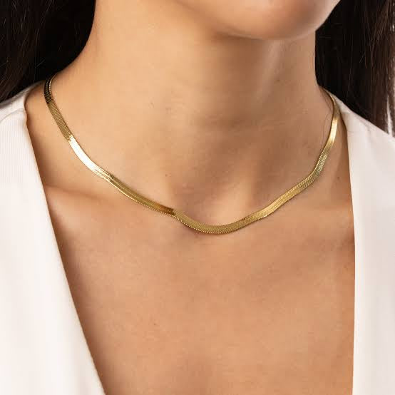 ✨Stainless steel Gold Snake Necklace Chain Pendant ✨