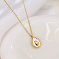 18k Gold Flake Pendant ✨