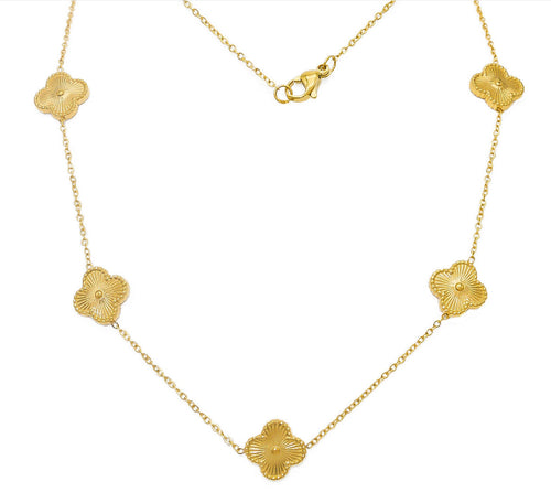 Gold Clovie Necklace ✨