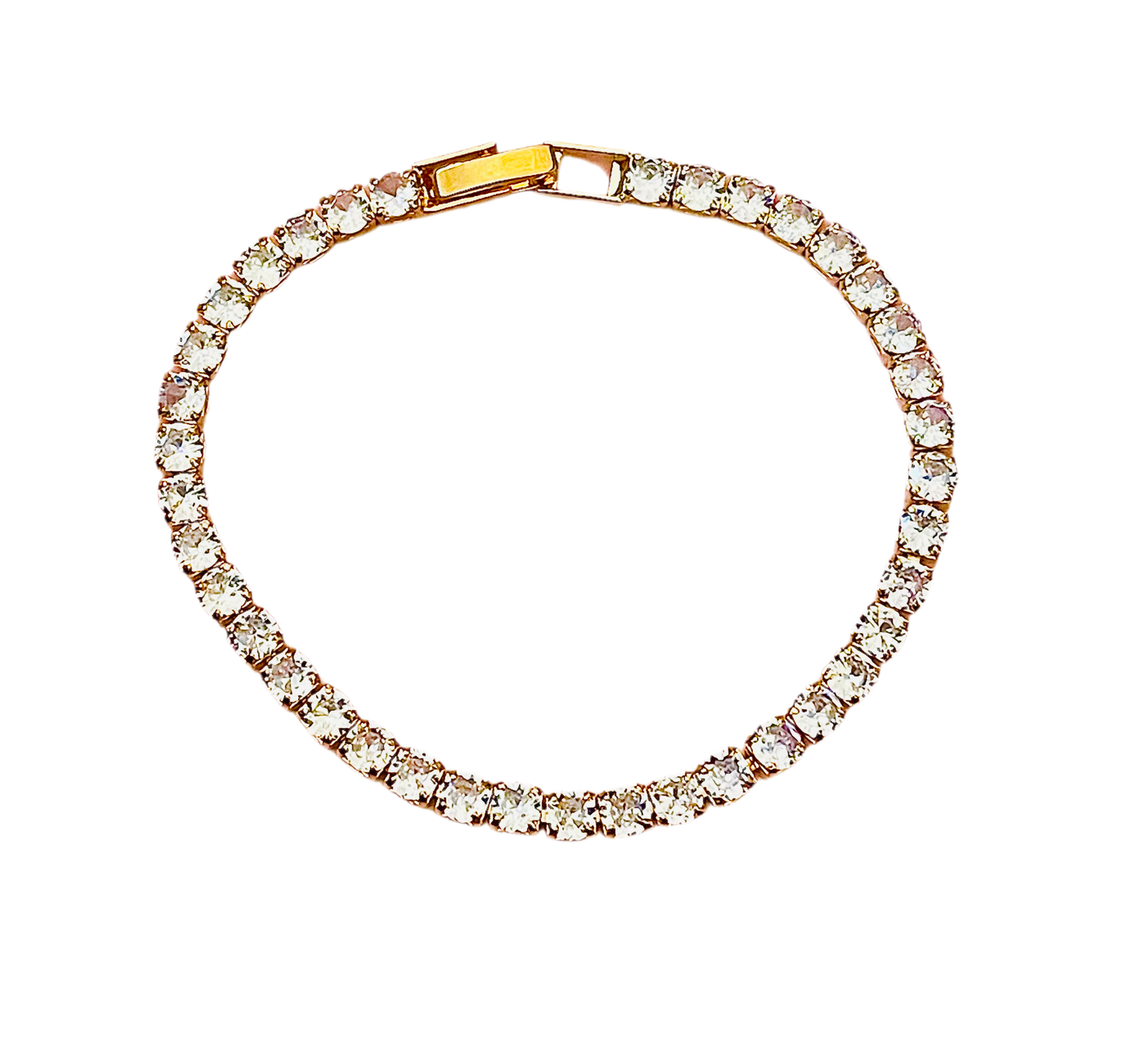✨ Crystal Gold Tennis bracelet✨
