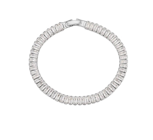 Diamond cut luxe tennis bracelet ✨