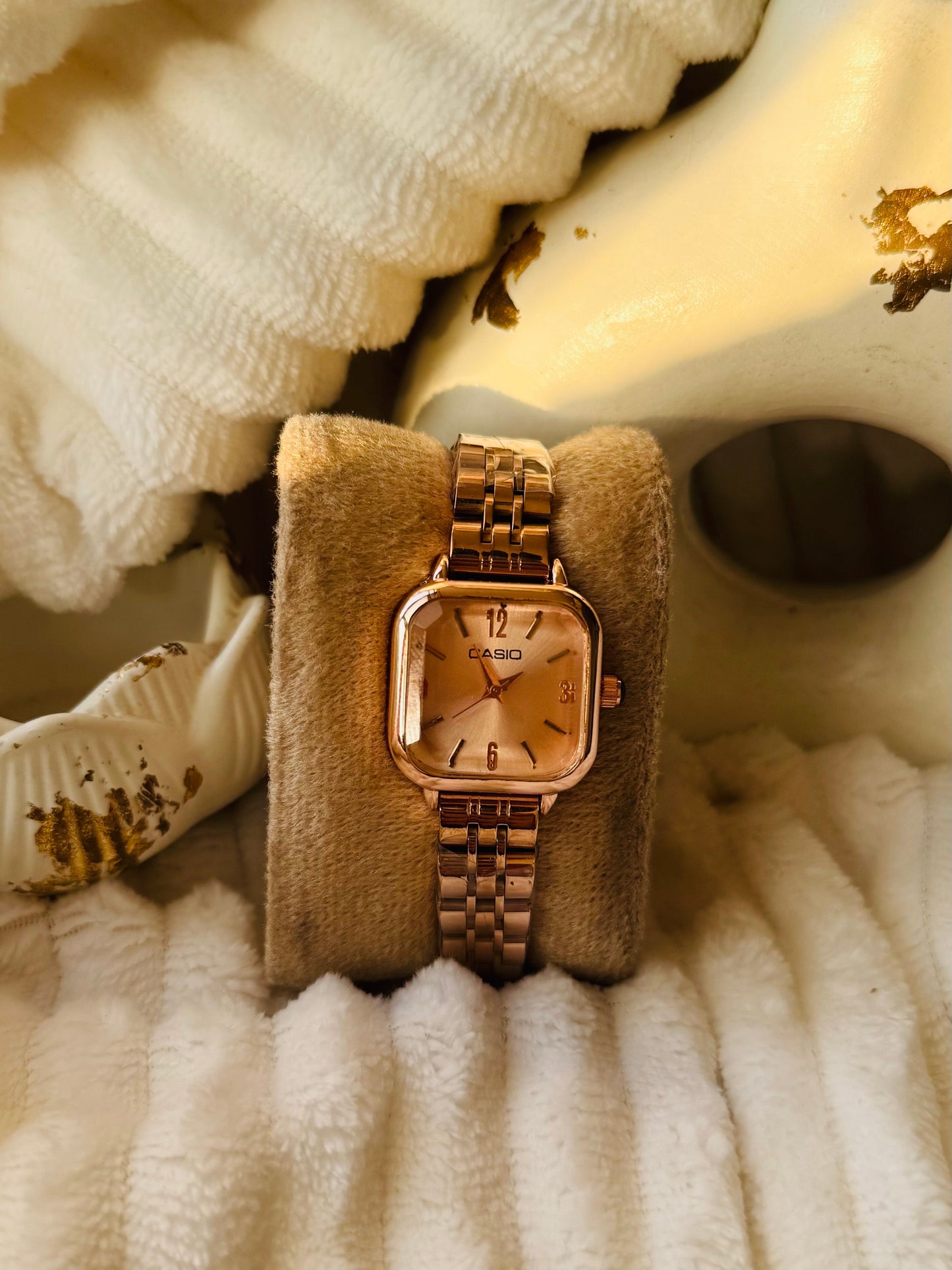 ✨Exclusive Rose Gold Rose Dial Casio watch ✨