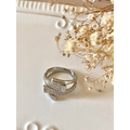 ✨ Exquisite Zirconium Crystal Adjustable Silver Nail Ring✨