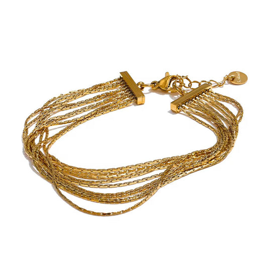 ✨Stainless steel Layered Chain Chain Bracelet ✨