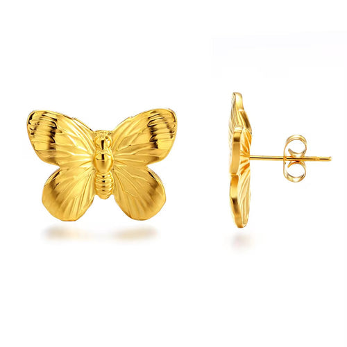 ✨Exclusive Stainless steel Gold Butterfly Pendant and tops set ✨