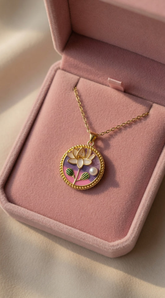 Pearl-Lotus-Necklace 