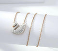 White swan pendant